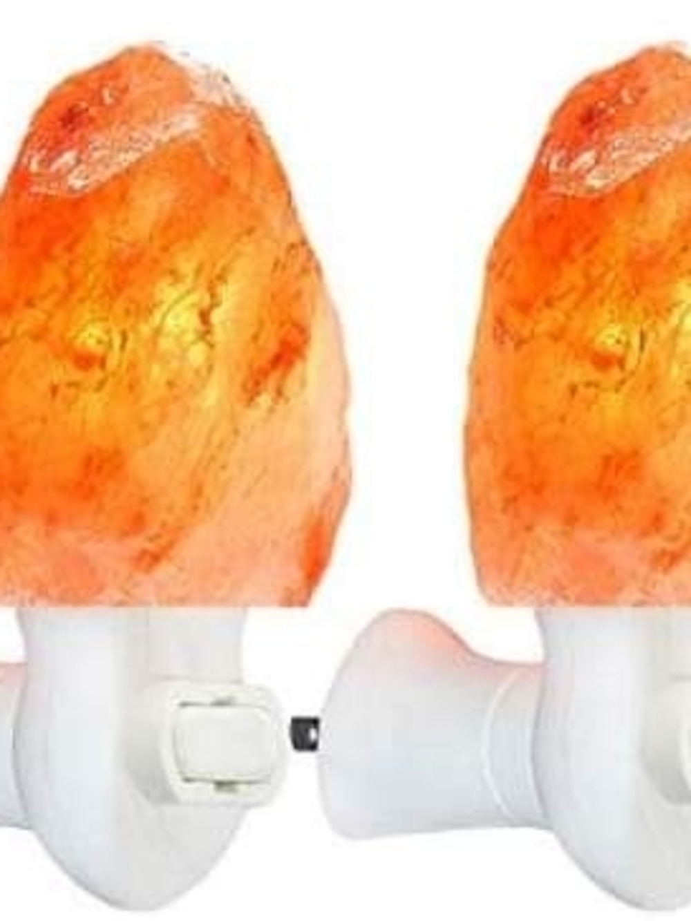 Himalayan Salt Night Light Plug-In - Orange Glow Set